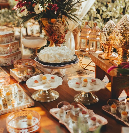 Mesa de celebração
